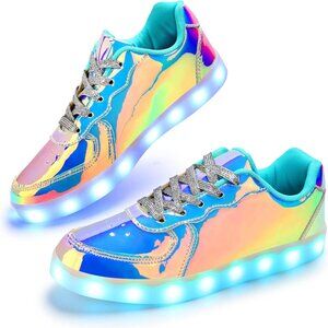 LED Shoes Men Women High Top Rechargeable Glow in Dark Footwear for Parties